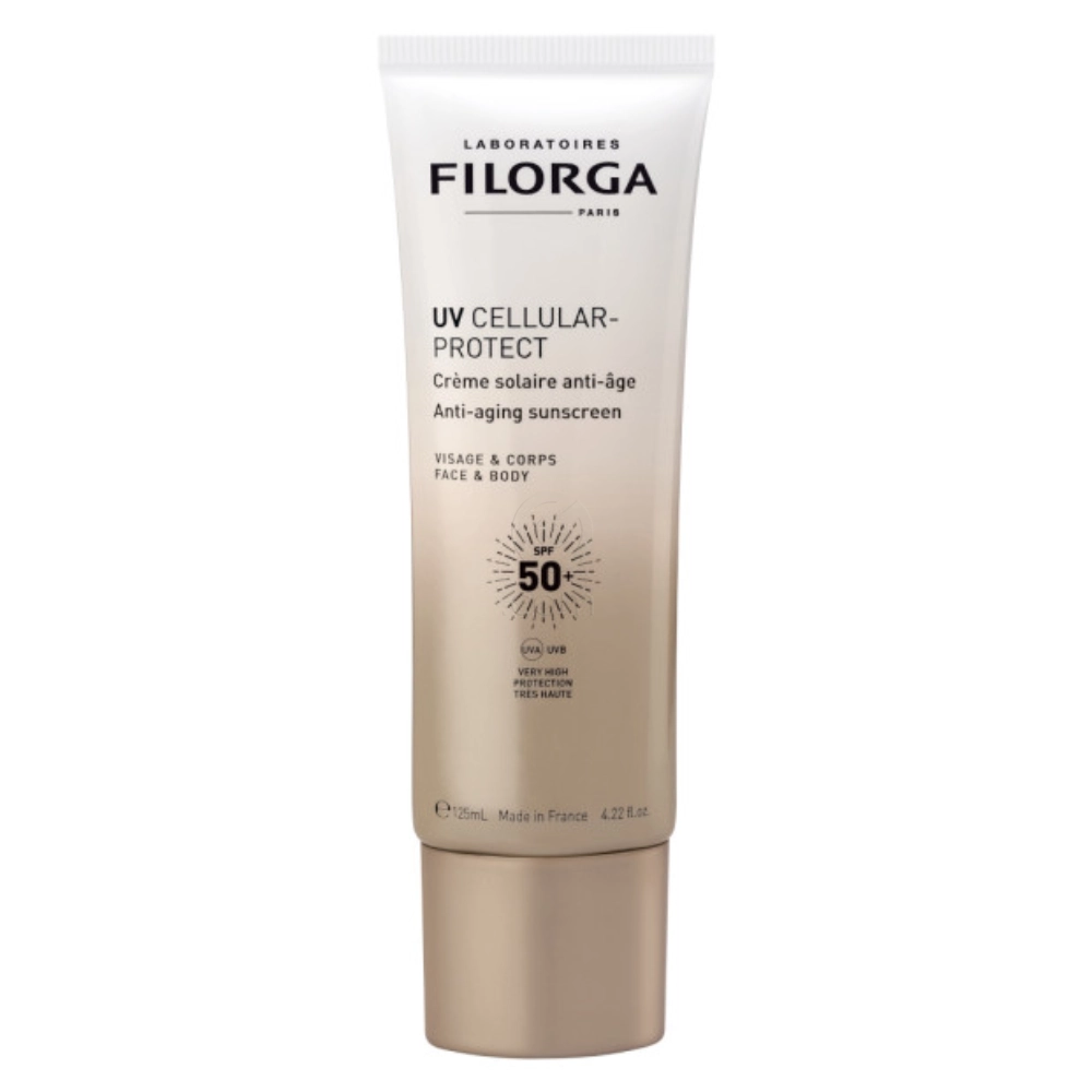 Filorga UV Cellular Protect, krema proti staranju za obraz in telo za zaščito pred soncem - ZF50+ (125 ml)